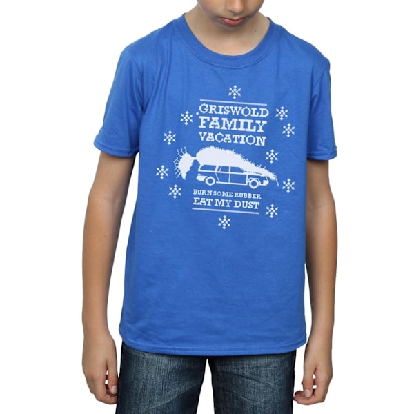 National Lampoon's Julfest Pojkar Ät Mitt Damm T-shirt Royal Blue 5-6 Years