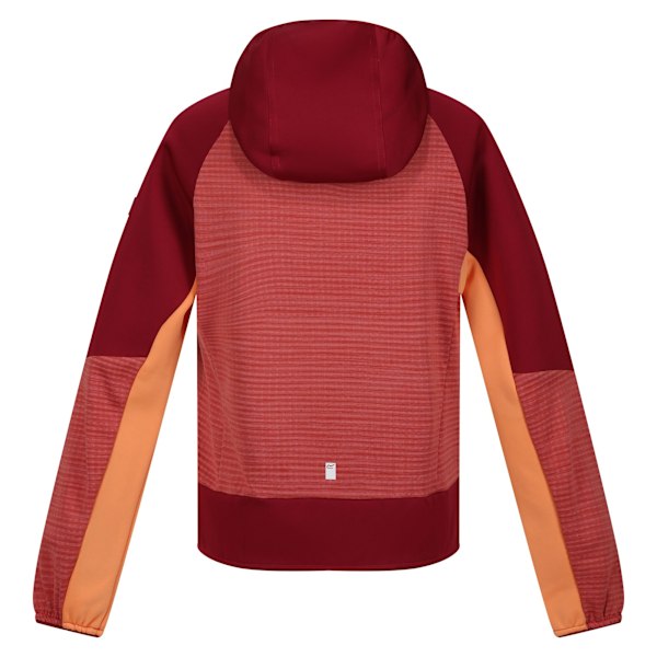 Regatta Barn/Barn Prenton II Huvförsedd Mjuk Skaljacka 5-6 Mineral Red/Rumba Red 5-6 Years