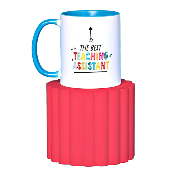 Celebrations Hullabaloo Bästa lärarassistent 320ml Mugg O White/Light Blue One Size