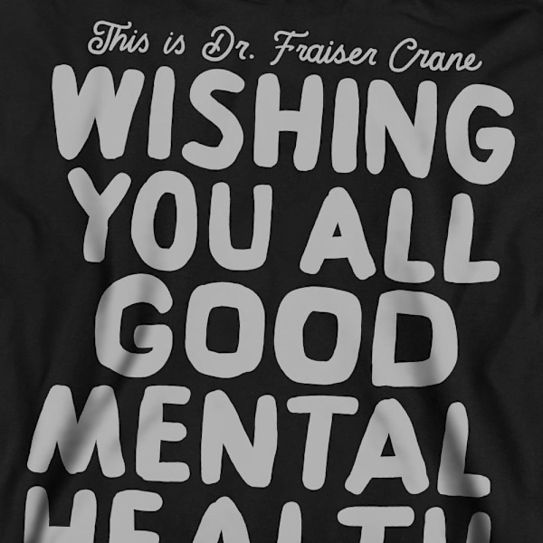 Frasier Unisex Vuxen The Frasier Sign Off Sweatshirt XL Svart Black XL