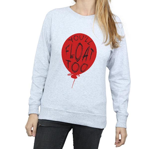 It Dam/Damer Pennywise You´ll Float Too Sweatshirt XL Heath Heather Grey XL