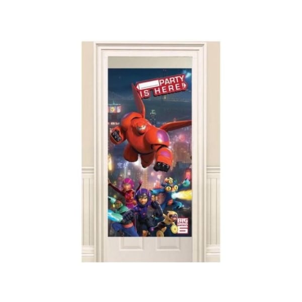 Big Hero 6 Door Banner (paket med 6) One Size Flerfärgad Multicoloured One Size