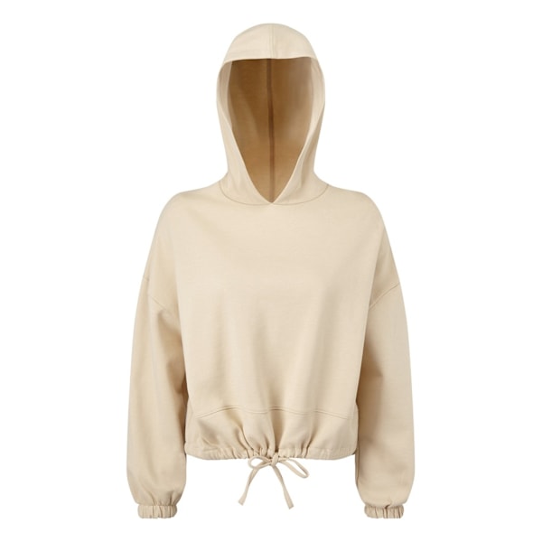 TriDri Dam/Kvinnor Oversized Crop Hoodie 8 UK Naturlig Natural 8 UK