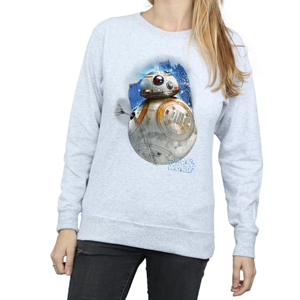 Star Wars Dam/Damer The Last Jedi BB-8 Borstad Sweatshirt L Heather Grey L
