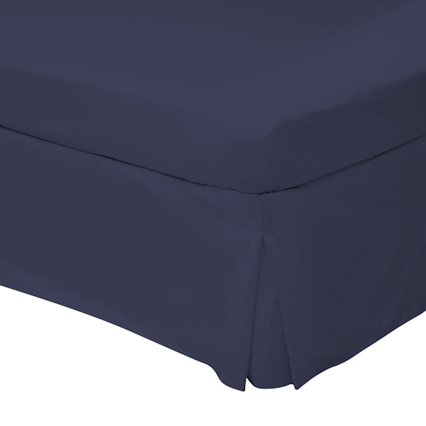 Belledorm Easycare Percale Platform Valance Single Navy Navy Single