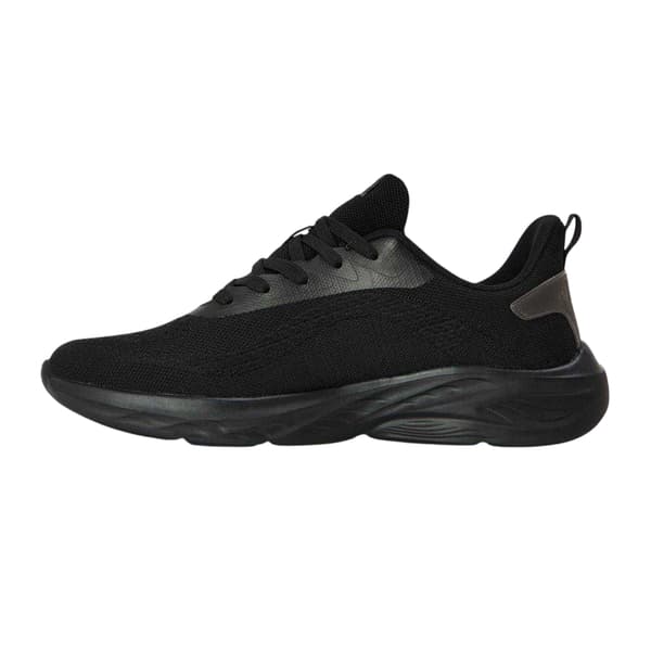 Ellesse Herr Como Läder Platta Träningsskor 8 UK Solid Svart Solid Black 8 UK