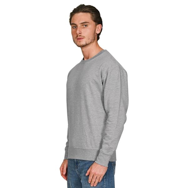 Casual Classics Herr Core Kammad Bomull Regular Sweatshirt L Askgrå Ash Grey L