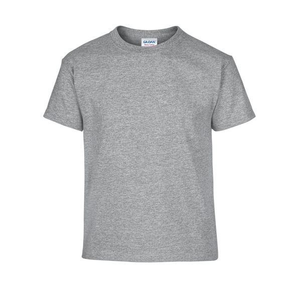 Gildan Barn/Barn T-shirt i bomull med korta ärmar, 7-8 år, Sports Grey Sports Grey 7-8 Years