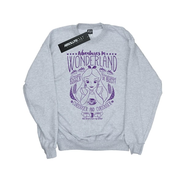 Disney Boys Alice In Wonderland Adventures Sweatshirt 9-11 År Sports Grey 9-11 Years