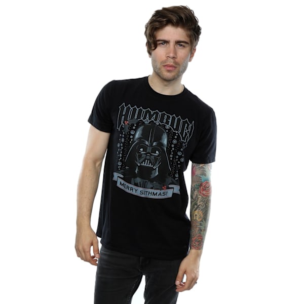 Star Wars Jul Darth Vader Humbug T-shirt L Svart Black L