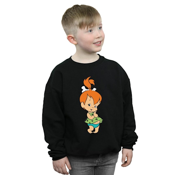 The Flintstones Boys Pebbles Flintstone Sweatshirt 3-4 år Blå Black 3-4 Years