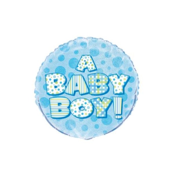 Unik Party En Baby Boy Folieballong One Size Blå Blue One Size