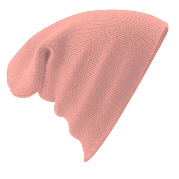 Beechfield Soft Feel Stickad Vintermössa En Storlek Blush Blush One Size