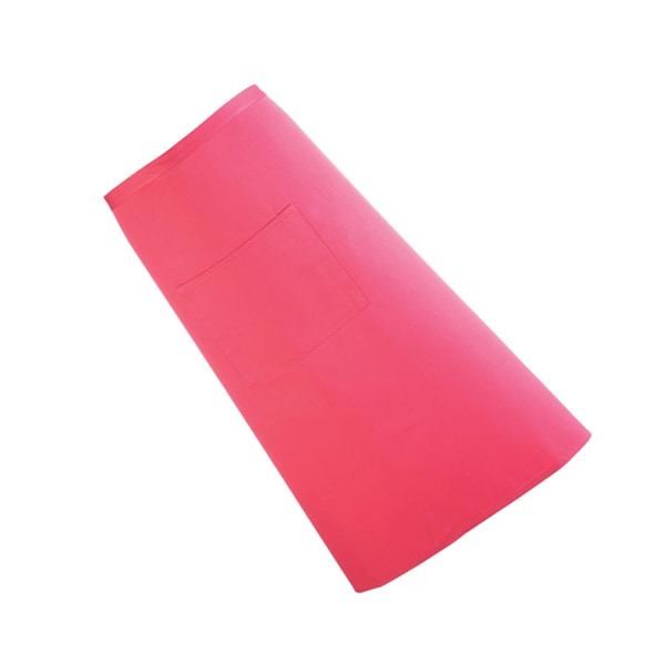 Premier Unisex Colours Bar Apron / Workwear (Lång kontinental stil) Fuchsia One Size