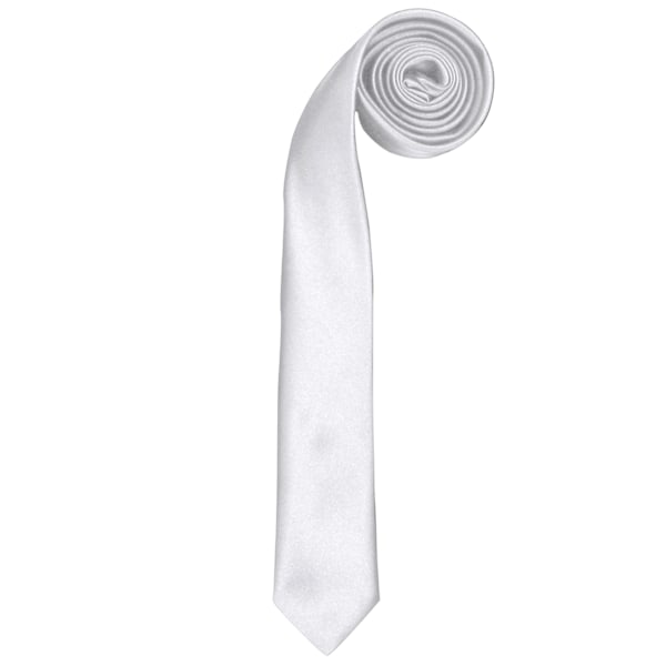 Premier Tie - Herr Slim Retro Work Tie (2-pack) One Size Whi White One Size