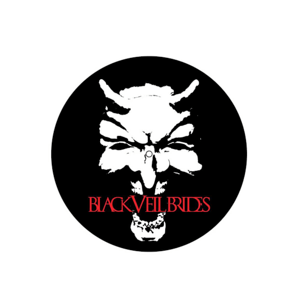 Black Veil Brides Devil Turntable Slipmat (2-pack) One Size Black/White/Red One Size