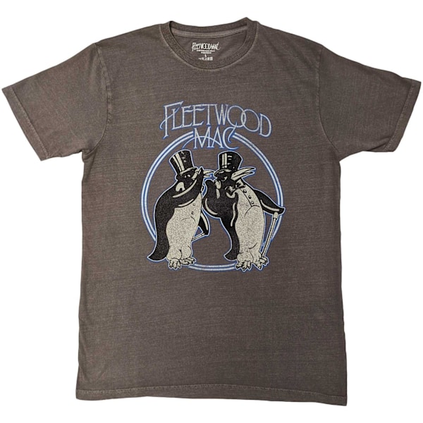 Fleetwood Mac Unisex Vuxen Pingvin T-shirt L Grå Grey L