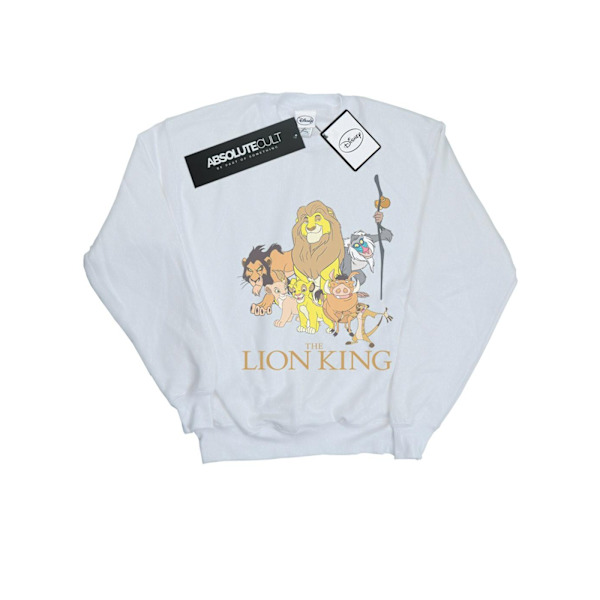 Disney Dam/Kvinnor Lejonkungen Grupptröja XXL Vit White XXL