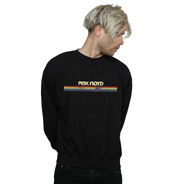 Pink Floyd Herr Prism Retro Stripes Sweatshirt S Svart Black S