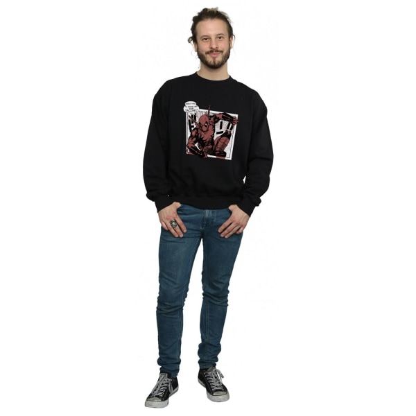 Marvel Deadpool Breaktime Tacos Sweatshirt 3XL Svart Black 3XL