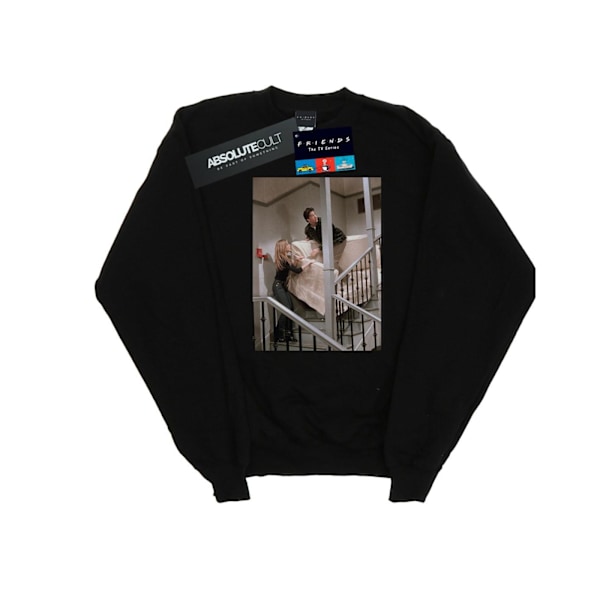 Friends Girls Sofa Stairs Foto Sweatshirt 12-13 År Svart Black 12-13 Years