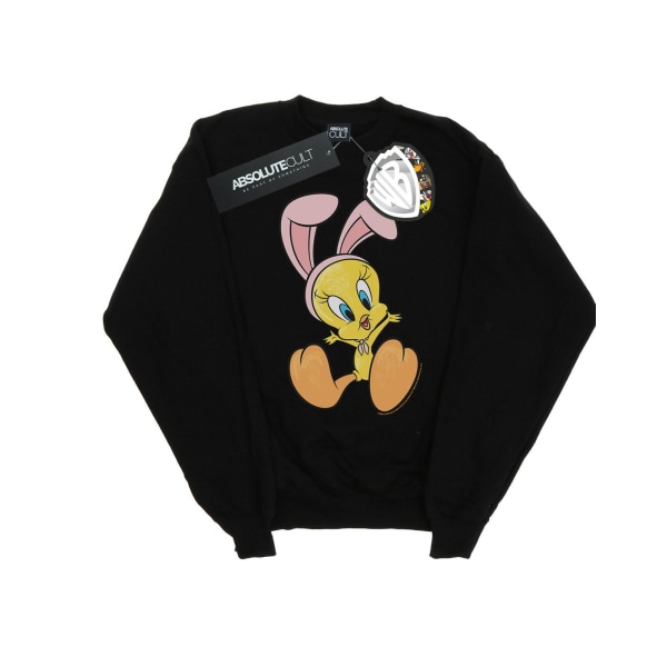 Looney Tunes Dam/Dam Tweety Pie Bunny Ears Sweatshirt XXL Black XXL