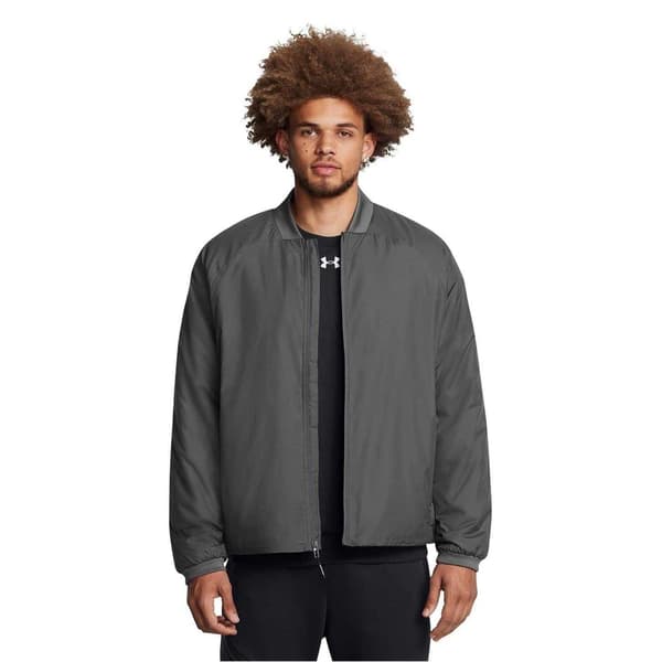 Under Armour Herr Unstoppable Bomberjacka L Grå Grey L