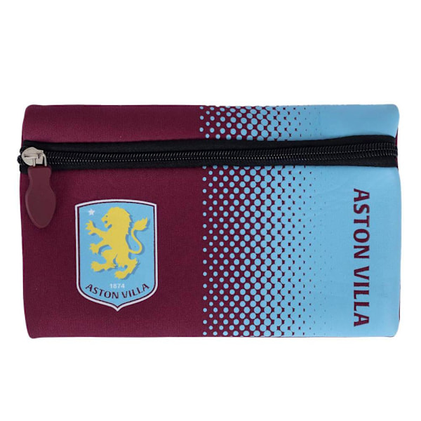 Aston Villa FC Fade Pennfodral One Size Vinröd/Himmelsblå Claret/Sky Blue One Size