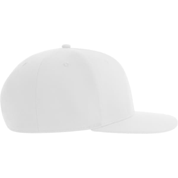 Atlantis Unisex Vuxen James 6 Panel Återvunnen Polyester Snapback White One Size