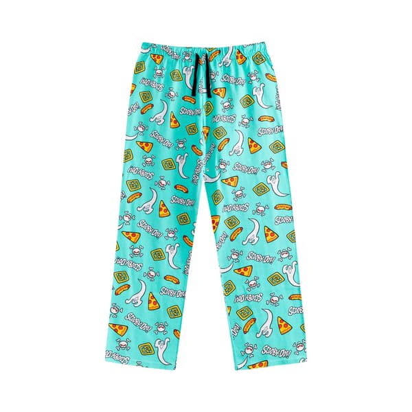 Scooby Doo Pyjamas för män, kortärmad, lång pyjamas, XL, svart Black/Blue XL