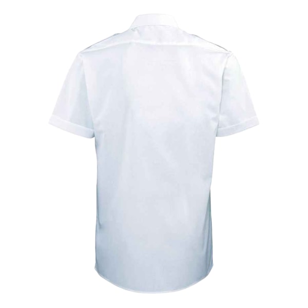 Premier Herr Kortärmad Pilotskjorta 16.5in Ljusblå Light Blue 16.5in