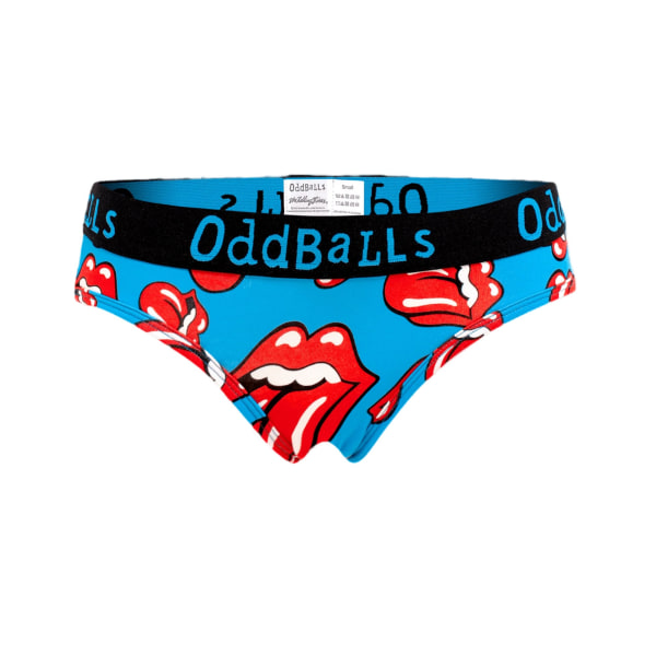 OddBalls Dam/Kvinnors The Rolling Stones Kalsonger 8 UK Blå/Svart Blue/Black 8 UK