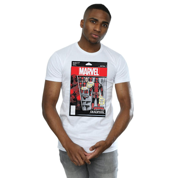 Marvel Deadpool Actionfigur T-shirt S Vit White S