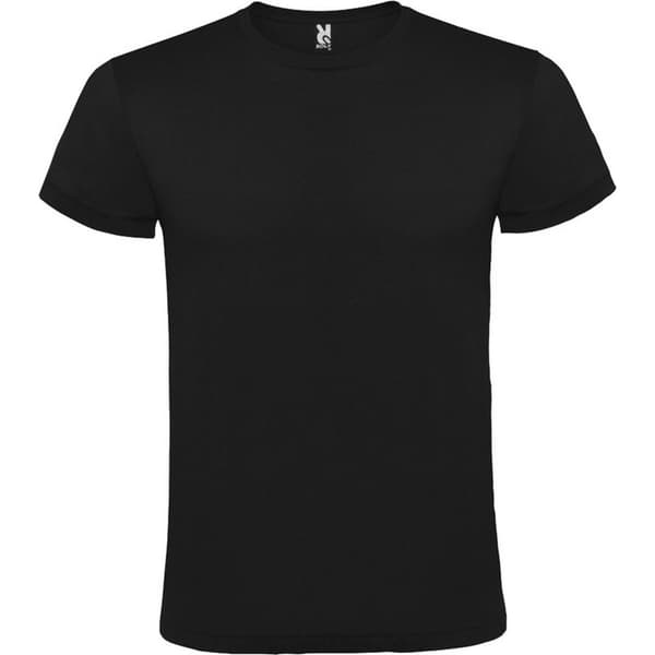 Roly Unisex Adult Atomic T-Shirt 5XL Solid Black Solid Black 5XL