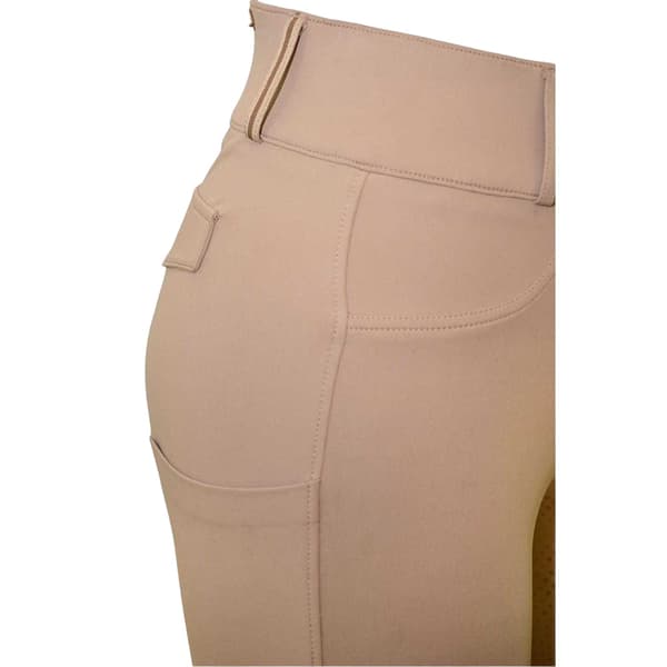 Requisite Dam ProCore Hög Midja Ridtights Beige 12 UK