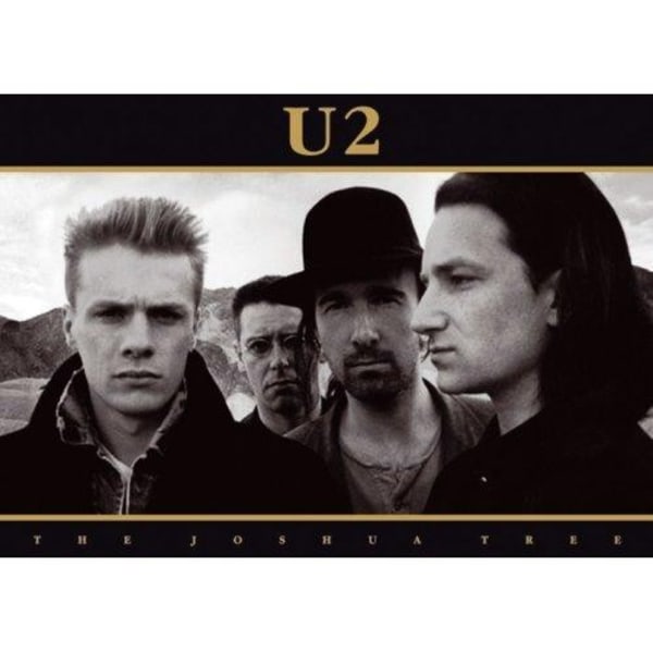 U2 Joshua Tree Vykort One Size Svart/Grå Black/Grey One Size
