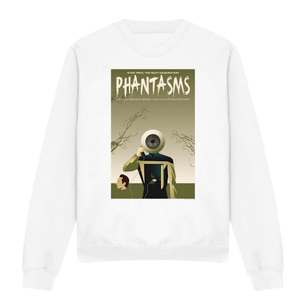 Star Trek Unisex Vuxen The Next Generation Säsong 7 Avsnitt 6 S White L