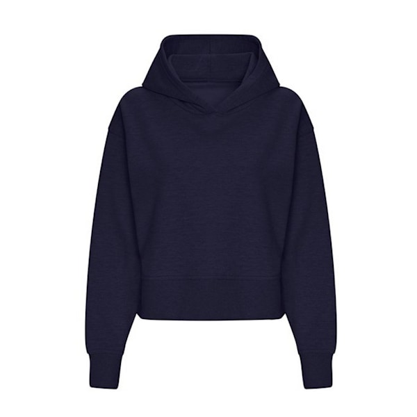 Awdis Dam/Kvinnor Återvunnen Polyester Avslappnad Passform Hoodie 14 UK New French Navy 14 UK