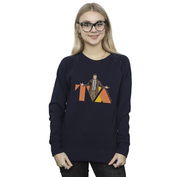 Marvel Dam/Damer Loki TVA Pose Sweatshirt S Marinblå Navy Blue S