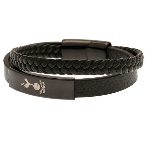 Tottenham Hotspur FC Läderarmband One Size Svart Black One Size