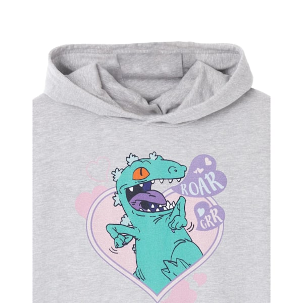 Rugrats Dam/Kvinnor Älskar Reptar Marl Hoodie M Grå Grey M