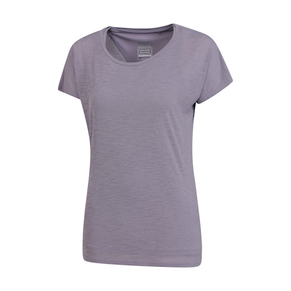 Mountain Warehouse Dam/Damer Dubbellagers T-shirt 6 UK Lila Purple 6 UK