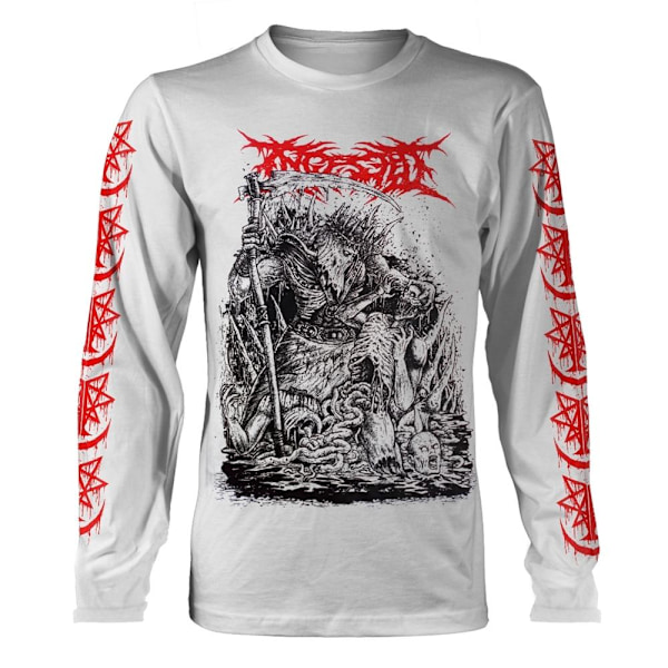 Ingested Unisex Vuxen Butcher Långärmad T-shirt S Vit White S