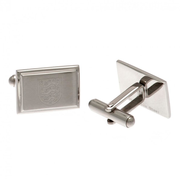 England FA Manschettknappar i Rostfritt Stål One Size Silver Silver One Size