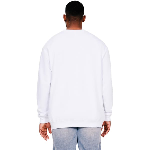 Casual Classics Herr Ringspun Bomull Stor Oversize Sweatshirt White XXL