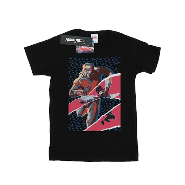 Marvel Boys Avengers Ant-Man And The Wasp Collage T-Shirt 7-8 år Black 7-8 Years