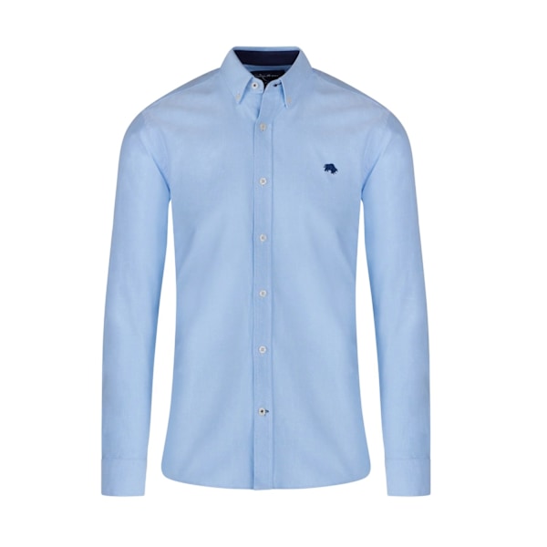 Raging Bull Herr Oxford Klassisk Långärmad Skjorta XXL Himmelblå Sky Blue XXL