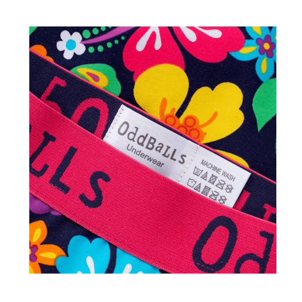OddBalls Hawaii-kalsonger för dam/dam 14 UK Flerfärgad Multicoloured 14 UK