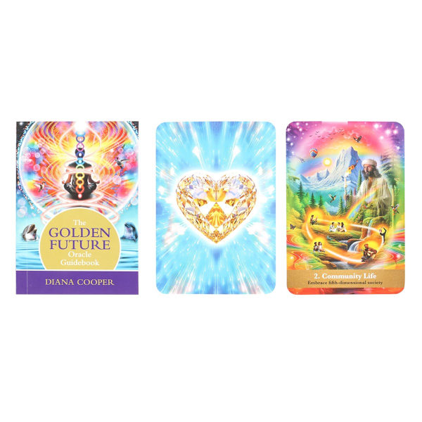 Diana Cooper The Golden Future Oracle Cards One Size Multicolou Multicoloured One Size