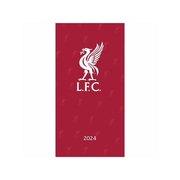 Liverpool FC 2024 Crest Diary One Size Mörkröd/Vit Dark Red/White One Size